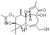 CAS#: 70470-59-6, (1aR,1bS,4aR,7aS,7bS,8R,9R,9aS)-4a,7b,9a-Trihydroxy-3-(hydroxymethyl)-1,1,6,8-tetramethyl-5-oxo-1a,1b,4,4a,5,7a,7b,8,9,9a-decahydro-1H-cyclopropa[3,4]benzo[1,2-e]azulen-9-yl acetate
