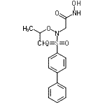 CAS 登录号:704888-90-4, N<sup>2</sup>-(4-联苯基磺酰基)-N-羟基-N<sup>2</sup>-异丙氧基甘氨酰胺