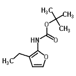 CAS#: 704913-86-0, 2-Methyl-2-propanyl (3-ethyl-2-furyl)carbamate