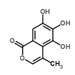 CAS#: 70500-73-1, 5,6,7-Trihydroxy-4-methyl-1H-isochromen-1-one