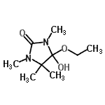 CAS 登录号：705282-76-4， 4-乙氧基-4-羟基-1,3,5,5-四甲基-2-咪唑烷酮