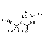 CAS#: 70540-31-7, 2-Methyl-3-butyn-2-yl (2-methyl-2-propanyl)carbamate