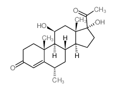 CAS#: 7055-53-0, (6S,8S,9S,10R,11S,13S,14S,17R)-17-Acetyl-11,17-Dihydroxy-6,10,13-Trimethyl-2,6,7,8,9,11,12,14,15,16-Decahydro-1H-Cyclopenta[a]Phenanthren-3- One