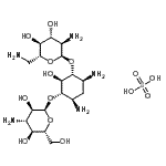 CAS#: 70550-99-1, (1R,2S,3S,4R,6S)-4,6-Diamino-3-[(3-amino-3-deoxy-alpha-D-glucopyranosyl)oxy]-2-hydroxycyclohexyl 2,6-diamino-2,6-dideoxy-alpha-D-glucopyranoside sulfate (1:1)