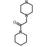 CAS#: 70558-13-3, 2-(1-Piperazinyl)-1-(1-piperidinyl)ethanone
