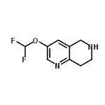 CAS#: 705925-03-7, 3-(difluoromethoxy)-5,6,7,8-tetrahydro-1,6-naphthyridine