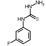 CAS#: 70619-48-6, N-(3-Fluorophenyl)hydrazinecarbothioamide