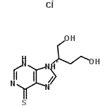 CAS 登录号：70661-73-3， 9-(1,4-二羟基-2-丁炔基)-6-硫代-6,9-二氢-3H-嘌呤-9-鎓氯化物