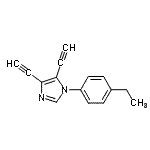 CAS 登录号：706785-18-4， 1-(4-乙基苯基)-4,5-二乙炔基-1H-咪唑