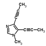 CAS 登录号：706785-34-4， 1-甲基-4,5-二(1-丙炔-1-基)-1H-咪唑