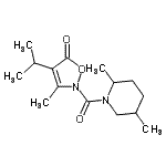 CAS#: 706805-03-0, 2-[(2,5-Dimethyl-1-piperidinyl)carbonyl]-4-isopropyl-3-methyl-1,2-oxazol-5(2H)-one