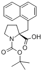 CAS 登录号：706806-79-3， 叔丁氧羰基-(R)-alpha-(1-萘基甲基)-脯氨酸