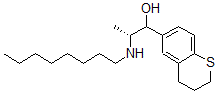 CAS#: 70700-29-7, (2R)-2-(Octylamino)-1-(6-thiochromanyl)propan-1-ol
