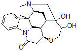 CAS 登录号:70702-55-5, 21,22-二氢-21,22-二羟基番木鳖碱-10-酮