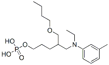 CAS#: 70714-72-6, [1-(Butoxymethyl)-2-[ethyl-(3-methylphenyl)amino]ethyl] propyl hydrogen phosphate
