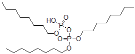 CAS 登录号：70715-01-4， 二磷酸三辛基酯