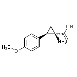 CAS#: 707536-76-3, (1R,2R)-1-Amino-2-(4-methoxyphenyl)cyclopropanecarboxylic acid
