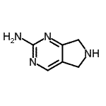 CAS#: 707539-41-1, 6,7-Dihydro-5H-pyrrolo[3,4-d]pyrimidin-2-amine