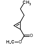 CAS 登录号：70755-39-4， 甲基2-丙基-2-环丙烯-1-羧酸酯