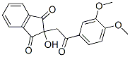 CAS#: 70780-21-1, 2-[2-(3,4-Dimethoxyphenyl)-2-Oxoethyl]-2-Hydroxy-1H-Indene-1,3(2H)-Dione