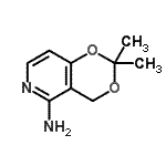 CAS#: 708-95-2, 2,2-Dimethyl-4H-[1,3]dioxino[5,4-c]pyridin-5-amine