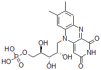 CAS#: 70805-82-2, [(2R,3S,4S)-5-(1,3-diketo-7,8-dimethyl-pyrido[4,3-b]quinoxalin-5-yl)-2,3,4-trihydroxy-pentyl] dihydrogen phosphate