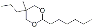 CAS 登录号：7081-83-6， 2-己基-5-甲基-5-丙基-1,3-二恶烷