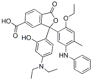 CAS 登录号：70815-14-4， 3-[4-(二乙基氨基)-2-羟基苯基]-3-[2-乙氧基-4-甲基-5-(苯基氨基)苯基]-1,3-二氢-1-氧代-5-异苯并呋喃羧酸