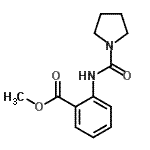 CAS#: 708241-16-1, Methyl 2-[(1-pyrrolidinylcarbonyl)amino]benzoate