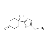 CAS#: 708274-05-9, 4-(5-Ethyl-1,3-thiazol-2-yl)-4-hydroxycyclohexanone
