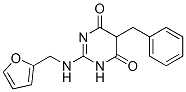 CAS 登录号：70829-93-5， 5-苄基-2-(糠基氨基)嘧啶-4,6(1H,5H)-二酮