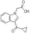 CAS 登录号：708295-12-9， [3-(环丙基羰基)-1H-吲哚-1-基]乙酸
