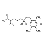 CAS#: 7083-09-2, 5-(6-Hydroxy-2,5,7,8-tetramethyl-3,4-dihydro-2H-chromen-2-yl)-2-methylpentanoic acid
