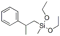 CAS 登录号：70851-46-6， 甲基二(乙氧基)(2-苯基丙基)硅烷