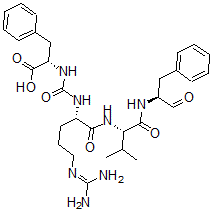 CAS#: 70857-49-7, N2-[[[(1S)-1-Carboxy-2-phenylethyl]amino]carbonyl]-L-arginyl-N-[(1S)-1-formyl-2-phenylethyl]-L-Valinamide