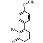 CAS 登录号：70871-47-5， 2-羟基-3-(4-甲氧基苯基)-2-环己烯-1-酮