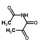 CAS 登录号：70881-55-9， N-乙酰基-2-氧代丙酰胺