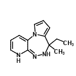 CAS#: 708969-02-2, 7-Ethyl-7-methyl-6,7-dihydro-4H-pyrido[2,3-c]pyrrolo[1,2-e][1,2,5]triazepine