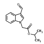 CAS#: 708991-26-8, Isopropyl (3-formyl-1H-indol-1-yl)acetate