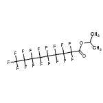 CAS#: 70910-41-7, Isopropyl heptadecafluorononanoate