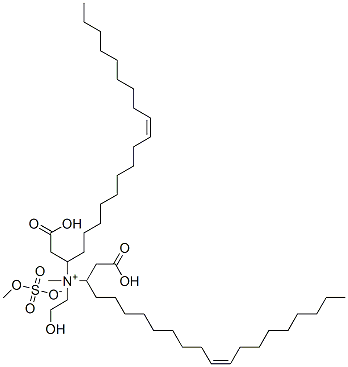 CAS#: 70914-09-9, alpha-[2-[Bis(2-Aminoethyl)Methylammonio]Ethyl]-omega-Hydroxy-Poly(Oxy-1,2-Ethanediyl) N,N'-Di-C14-18 Acylderivs. Me Sulfates (Salts)