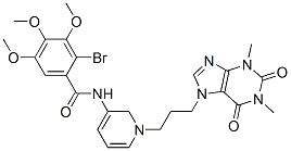 CAS#: 70919-94-7, N-[1-[3-(1,3-Dimethyl-2,6-Dioxo-Purin-7-Yl)Propyl]Pyridin-5-Yl]-3,4,5- Trimethoxy-Benzamide Bromide