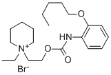 CAS 登录号：70939-52-5， 1-(2-羟基乙基)-1-乙基哌啶鎓溴化物O-(戊氧基)苯氨甲酸酯