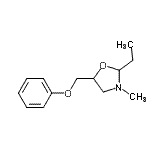CAS#: 709601-81-0, 2-Ethyl-3-methyl-5-(phenoxymethyl)-1,3-oxazolidine