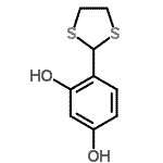 CAS#: 709615-23-6, 4-(1,3-Dithiolan-2-yl)-1,3-benzenediol