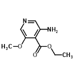CAS#: 709666-24-0, Ethyl 3-amino-5-methoxyisonicotinate