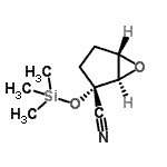 CAS 登录号：709674-12-4， (1R,2S,5S)-2-[(三甲基硅烷基)氧基]-6-氧杂双环[3.1.0]己烷-2-甲腈