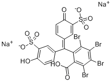 CAS#: 71-67-0, 3,3'-(4,5,6,7-Tetrabromo-3-Oxo-1(3H)-Isobenzofuranylidene)Bis[6-Hydroxy-Benzenesulfonic Acid] Disodium Salt