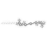 CAS 登录号：71033-16-4， 六钠2,2'-{1,4-亚苯基二[(E)-2,1-乙烯二基(2-磺酸-4,1-亚苯基)]}二(2H-萘并[1,2-d][1,2,3]三唑-6,8-二磺酸酯)