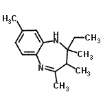 CAS#: 710355-62-7, 2-Ethyl-2,3,4,8-tetramethyl-2,3-dihydro-1H-1,5-benzodiazepine